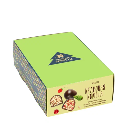  Кедровая комета Ассорти (9429) (классика, клюква, шишка, земляника), 540г   в Черемхове