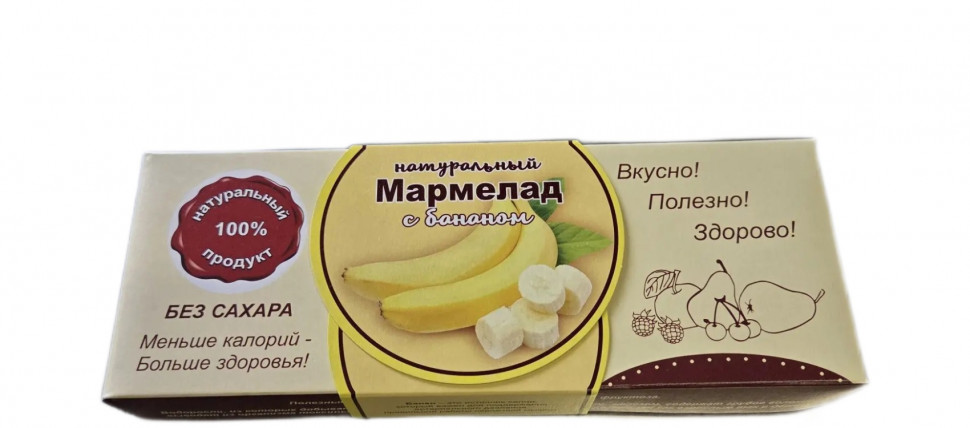  Мармелад натуральный "Банан" 140г  в Черемхове