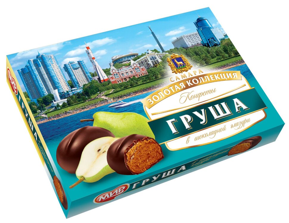  КФ МИР Груша в шоколадной глазури 160г  в Черемхове
