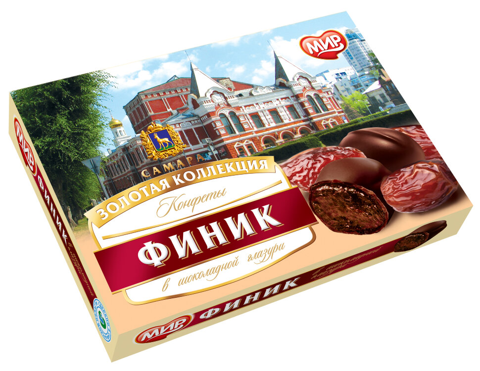  КФ МИР Финики в шоколадной глазури 160г  в Черемхове