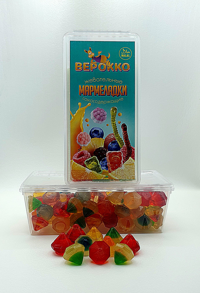  Жевательный мармелад Самоцветы, 250г      в Черемхове